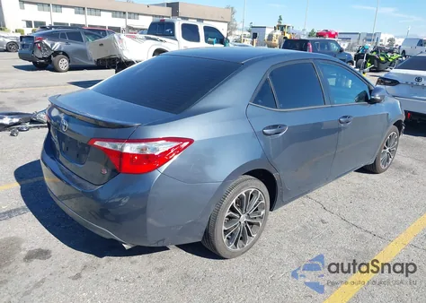 2015 Toyota Corolla S Plus z USA, uszkodzony, nr VIN 5YFBURHE2FP283713